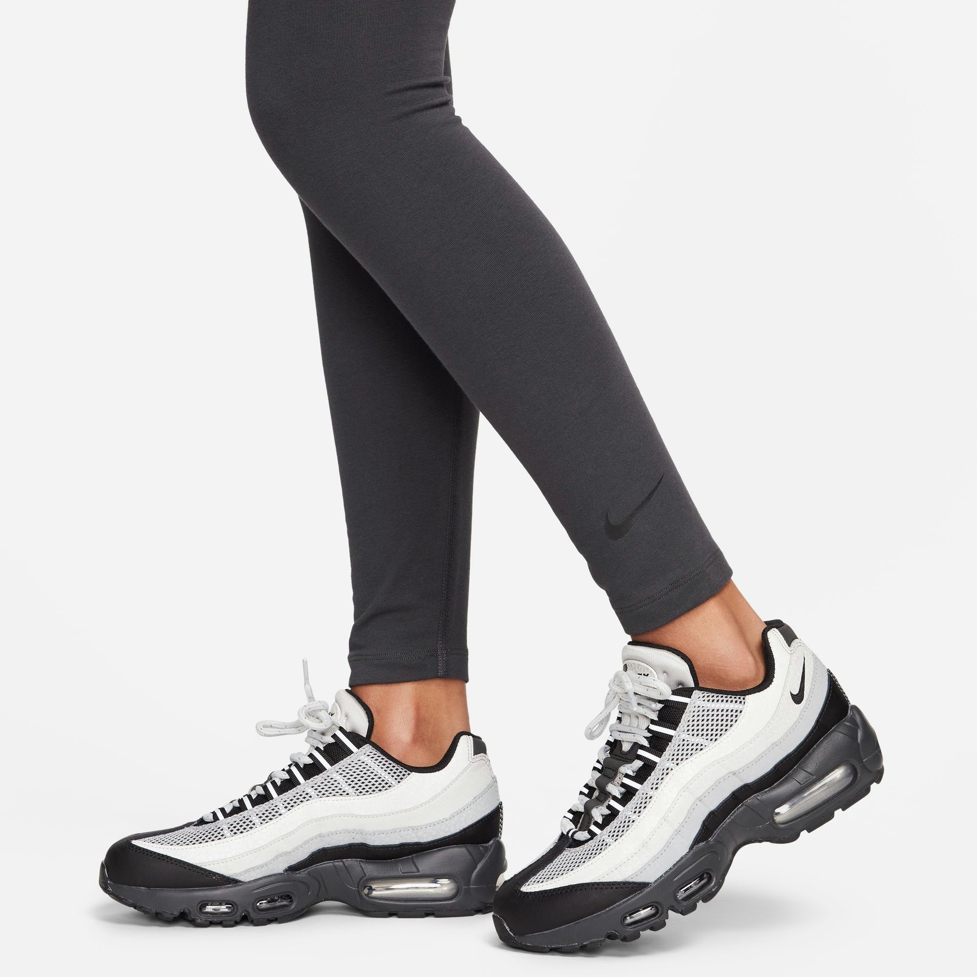 ANTHRACITE/BLACK LEGGINGS HIGH-WAISTED Nike WOMEN'S Leggings CLUB Sportswear
