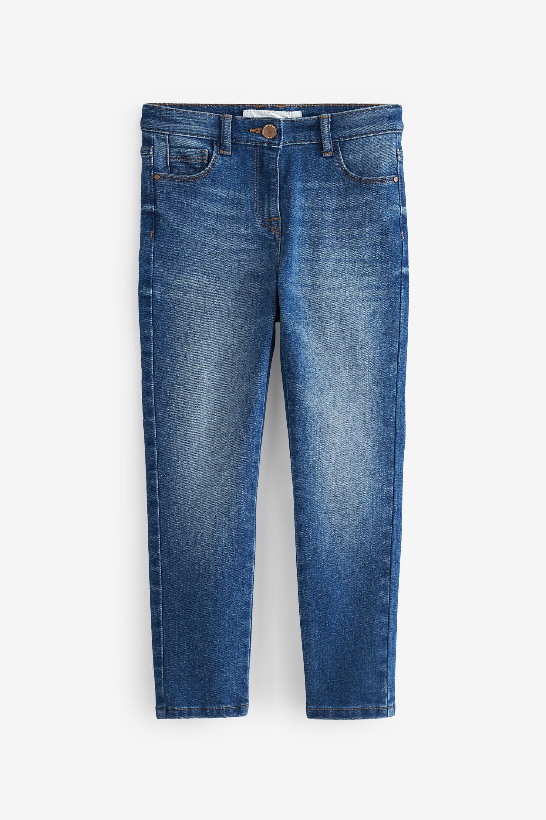 Next Slim-fit-Jeans Skinny Jeans (3–16 Jahre) – Slim Fit (1-tlg) Mid Blue