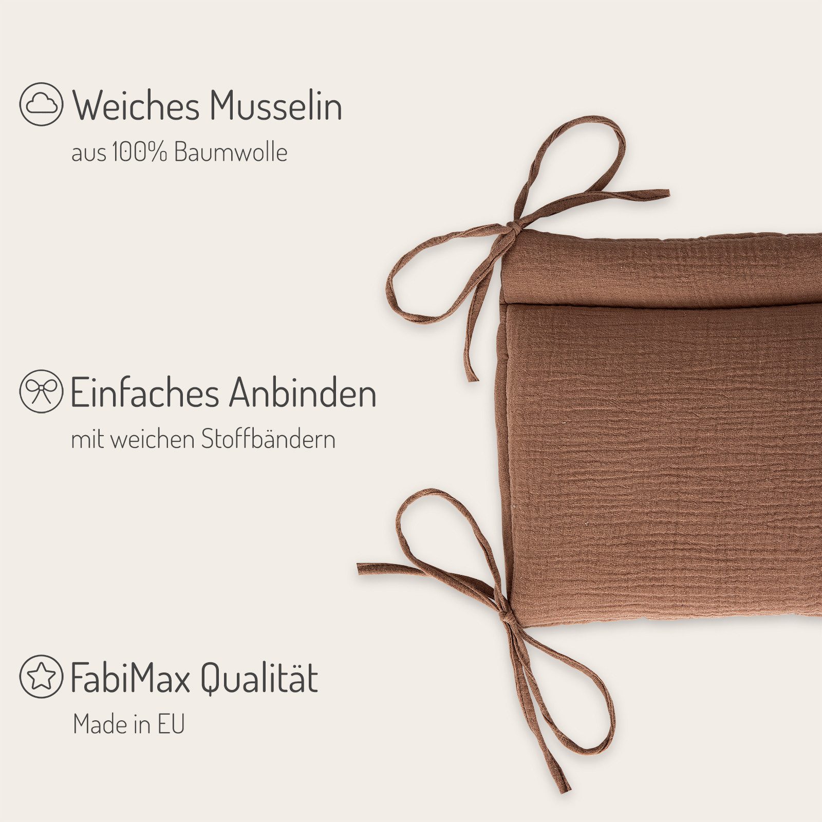 FabiMax Beistellbett Babybett Boxspring klar lackiert, günstig online kaufen