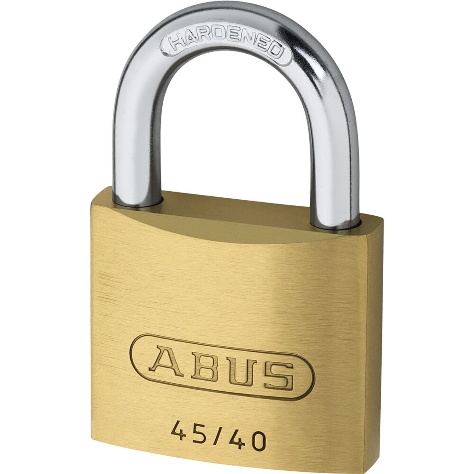 Vorhängeschloss ABUS Vorhangschloss 45/50 mm – Messing Schloss mit 2 Schlüsseln