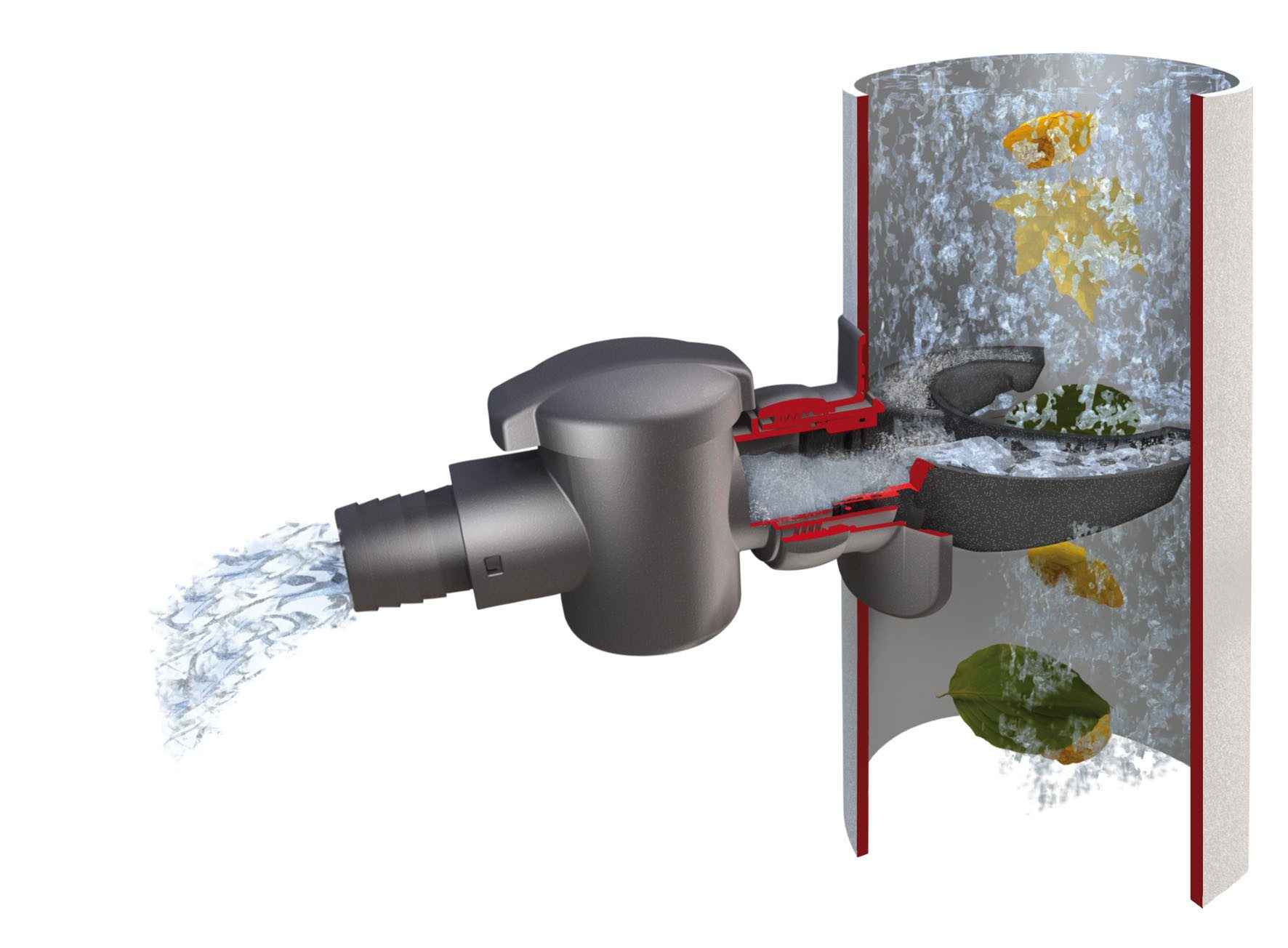 GARANTIA Regentonne SPEEDY Regensammler DN 70-100 inkl. Filtereinsatz