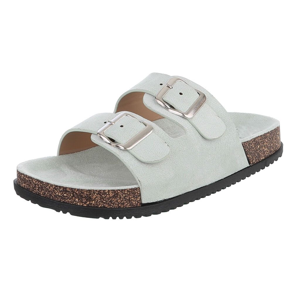 Ital-Design Damen Komfort Sandale mit Schnallen für Freizeit und Alltag Pan günstig online kaufen