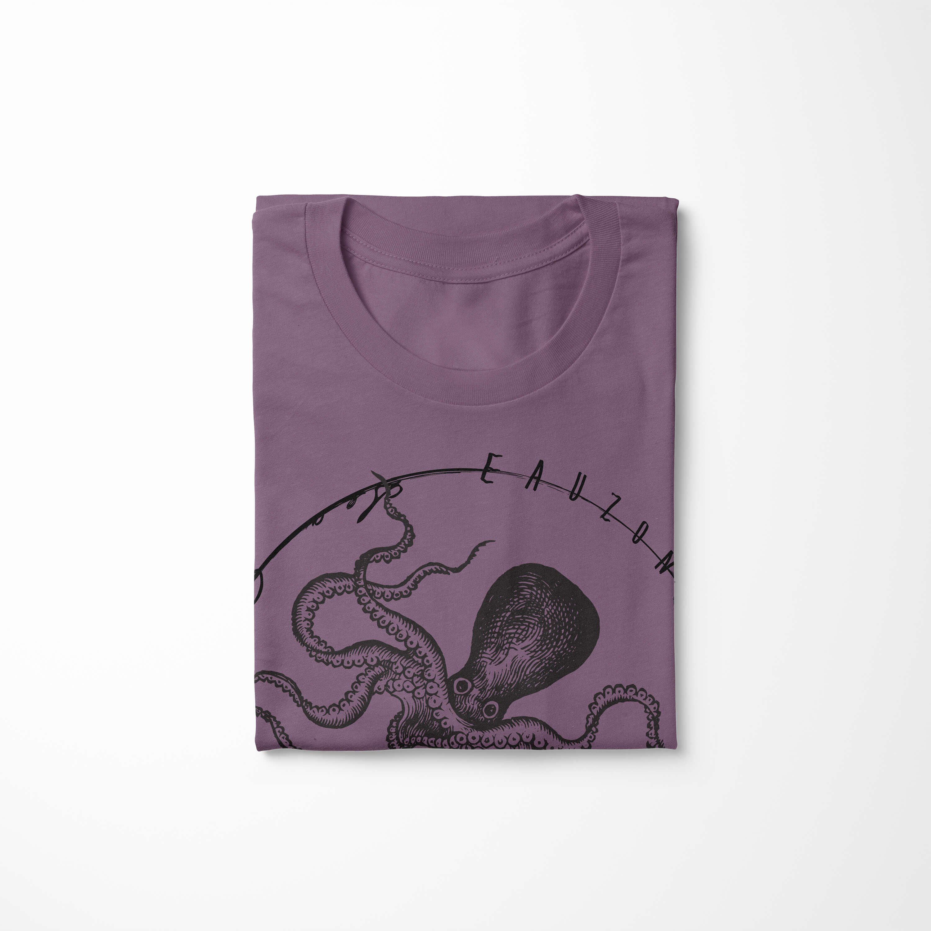 Sinus Art T-Shirt T-Shirt Tiefsee Sea Shiraz Schnitt sportlicher und Fische - feine / Creatures, Struktur 084 Serie: Sea