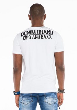 Cipo & Baxx T-Shirt mit Allover-Print