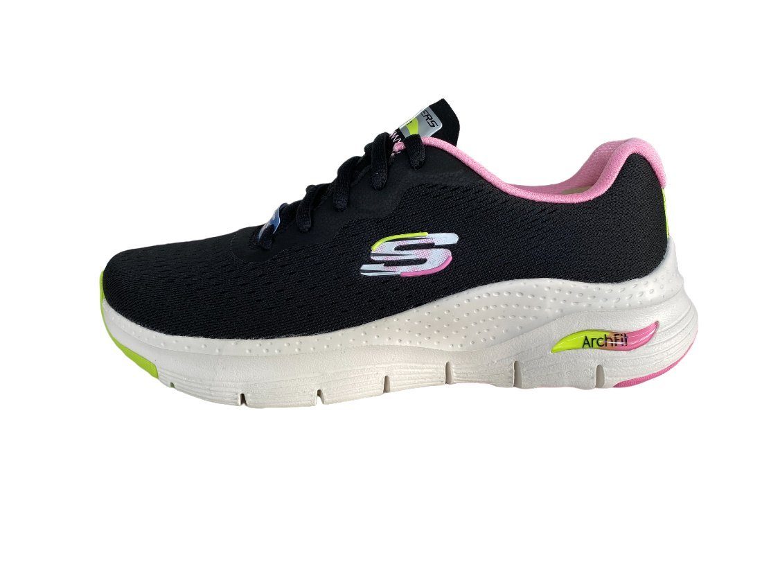 Skechers Damen ARCH FIT-INFINITY COOL 149722/BKMT BLACK/MULTI Sneaker
