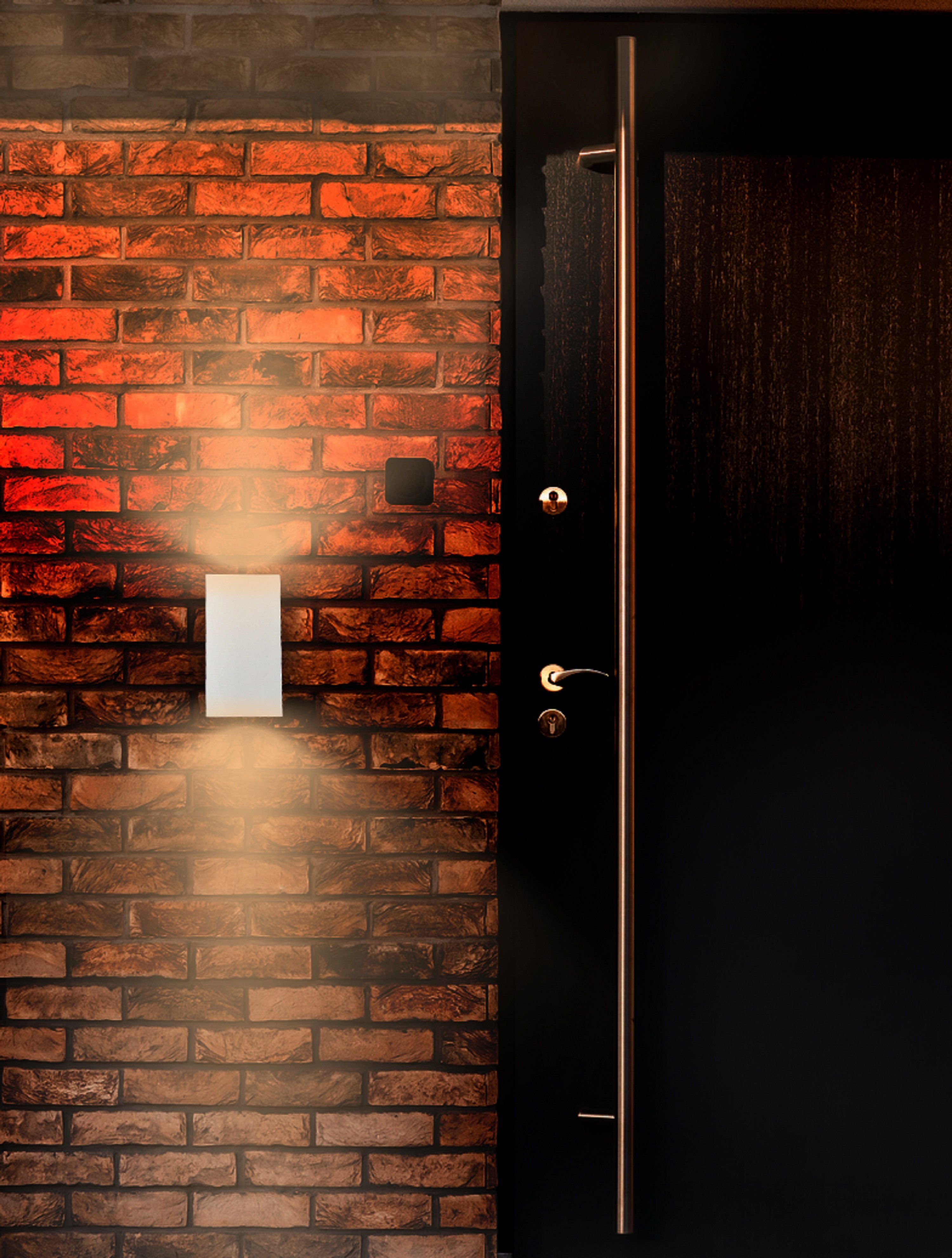 TRANGO LED Außen-Wandleuchte, Helligkeitssensor, 8013-SSWL LED UP & DOWN IP günstig online kaufen