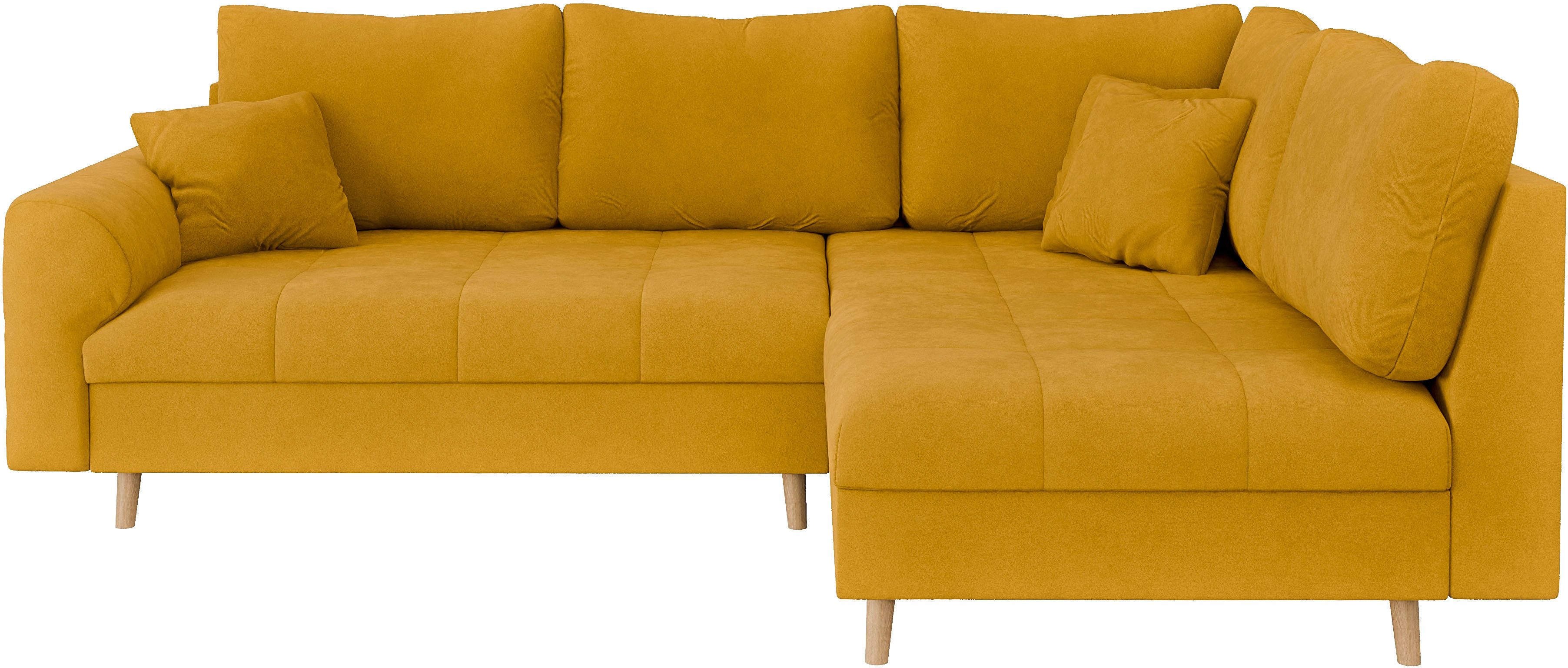 Home affaire Ecksofa "CHARRE L-Form mit Ottomane, Maße B/T/H: 231/161/81 cm günstig online kaufen