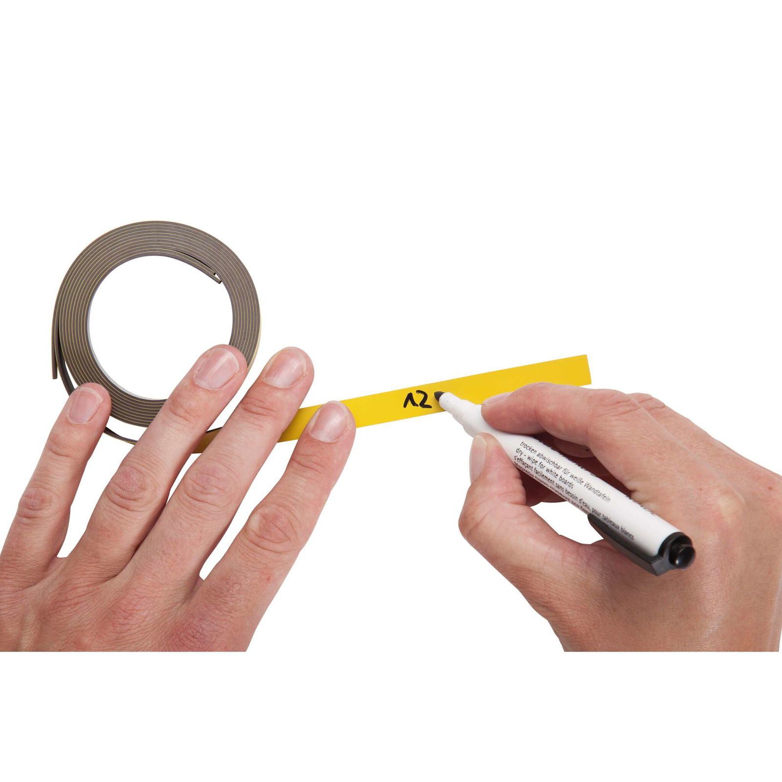 MAUL Magnet Magnetstreifen, 1cm x100 cm, 2 St.