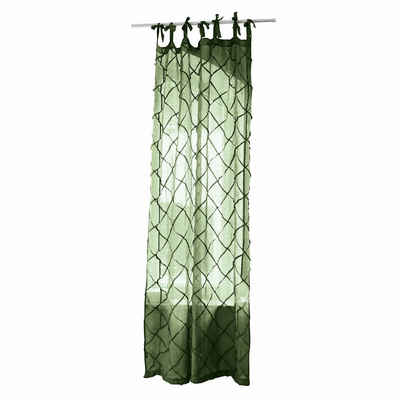 Vorhang Gardine Sibel grün, Mirabeau