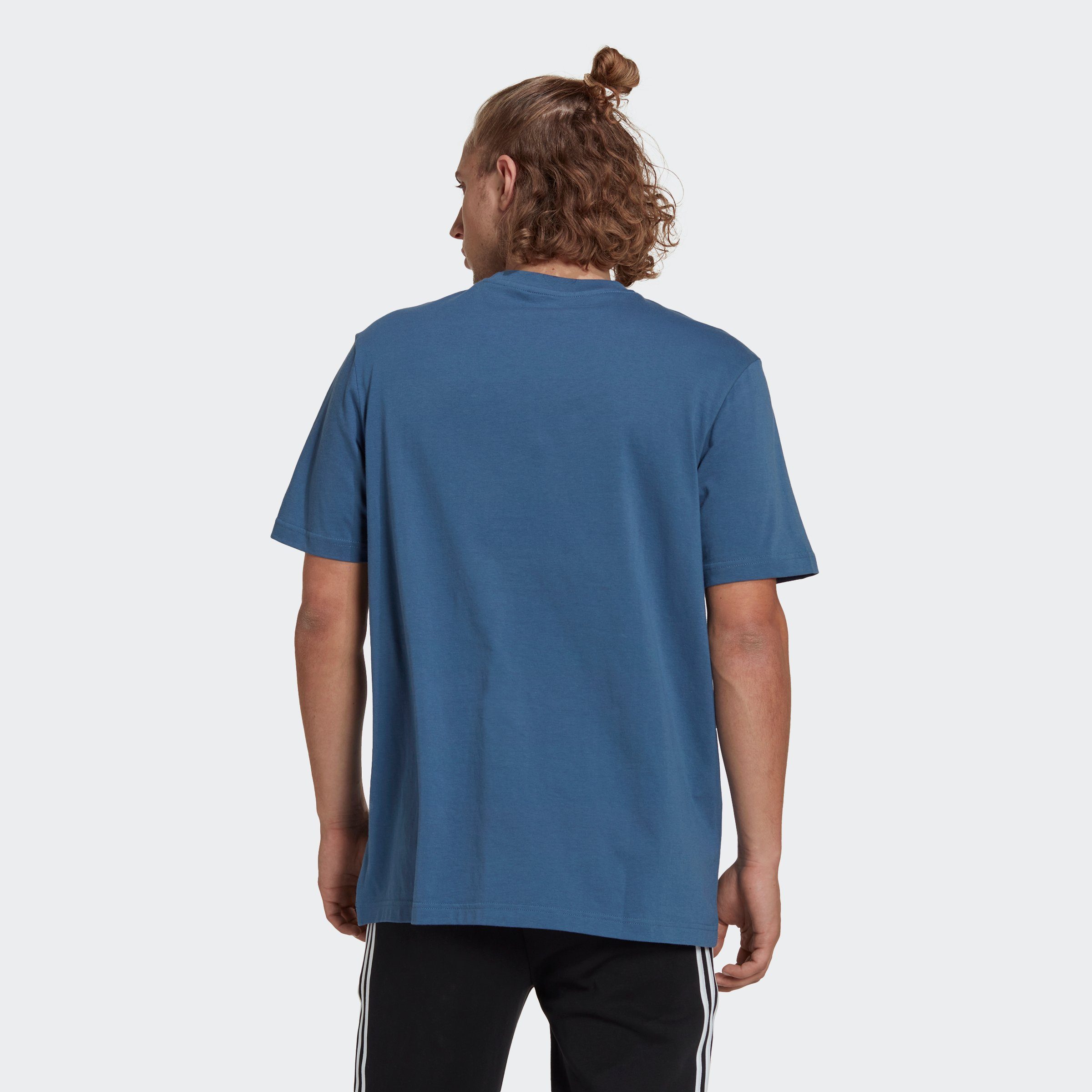 adidas Sportswear T-Shirt ESSENTIALS BRANDLOVE blau