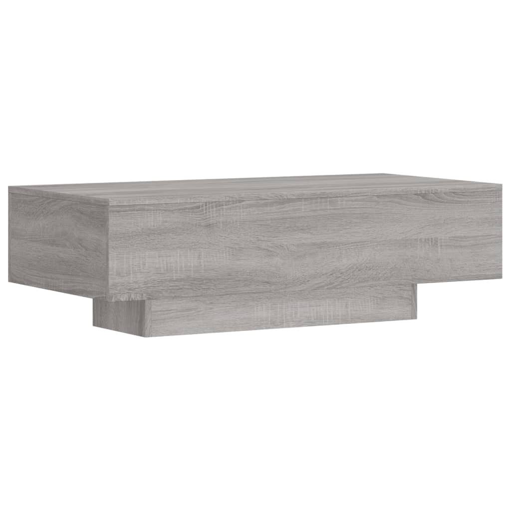 furnicato Couchtisch Grau Sonoma 100x49,5x31 cm günstig online kaufen
