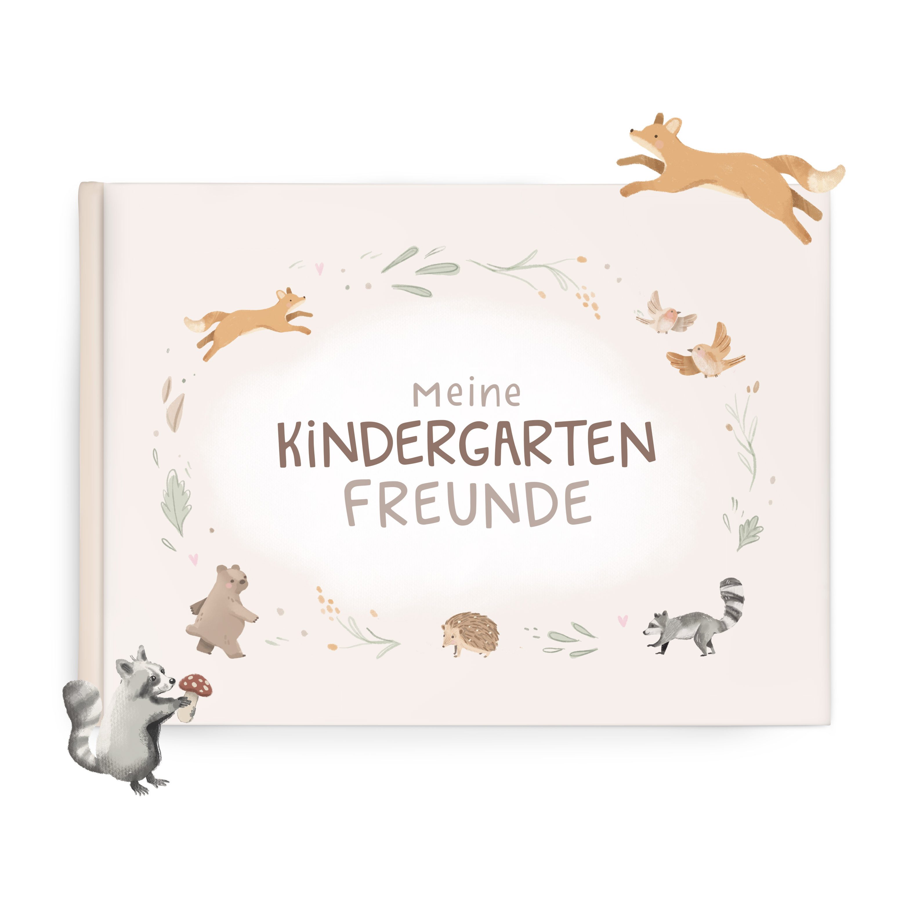 mintkind Freundebuch Freundebuch Kindergarten - Erinnerungsbuch 96 Seiten