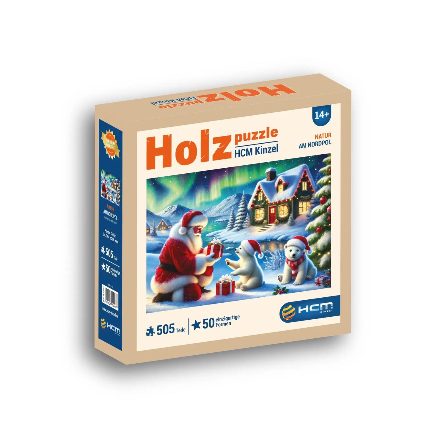 HCM KINZEL Puzzle Holzpuzzle - Am Nordpol 505 Teile, 505 Puzzleteile