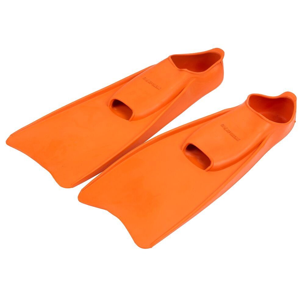 Sport-Thieme Flosse Schwimmflossen, Für Kinder und Erwachsene Orange, 46–48, 49 cm