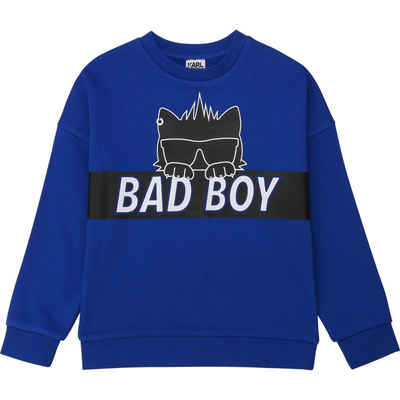 KARL LAGERFELD Rundhalspullover »Karl Lagerfeld Sweatshirt Katze Choupette Bad Boy electric blue«