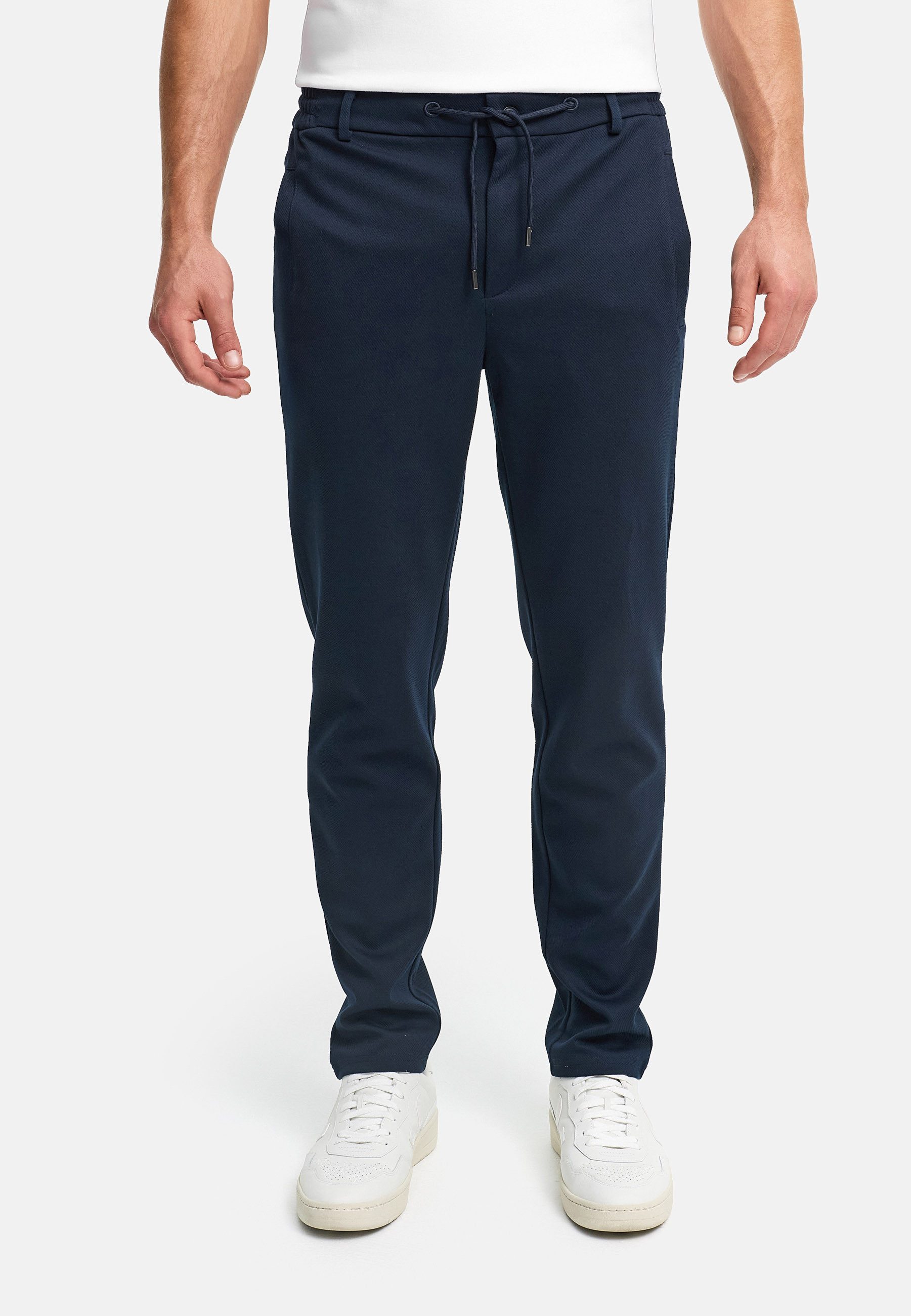 INDICODE Chinohose Herren INNezzo Herrenhose mit Tunnelzug bequemer Passform mit elastischem Bund und Kordelzug