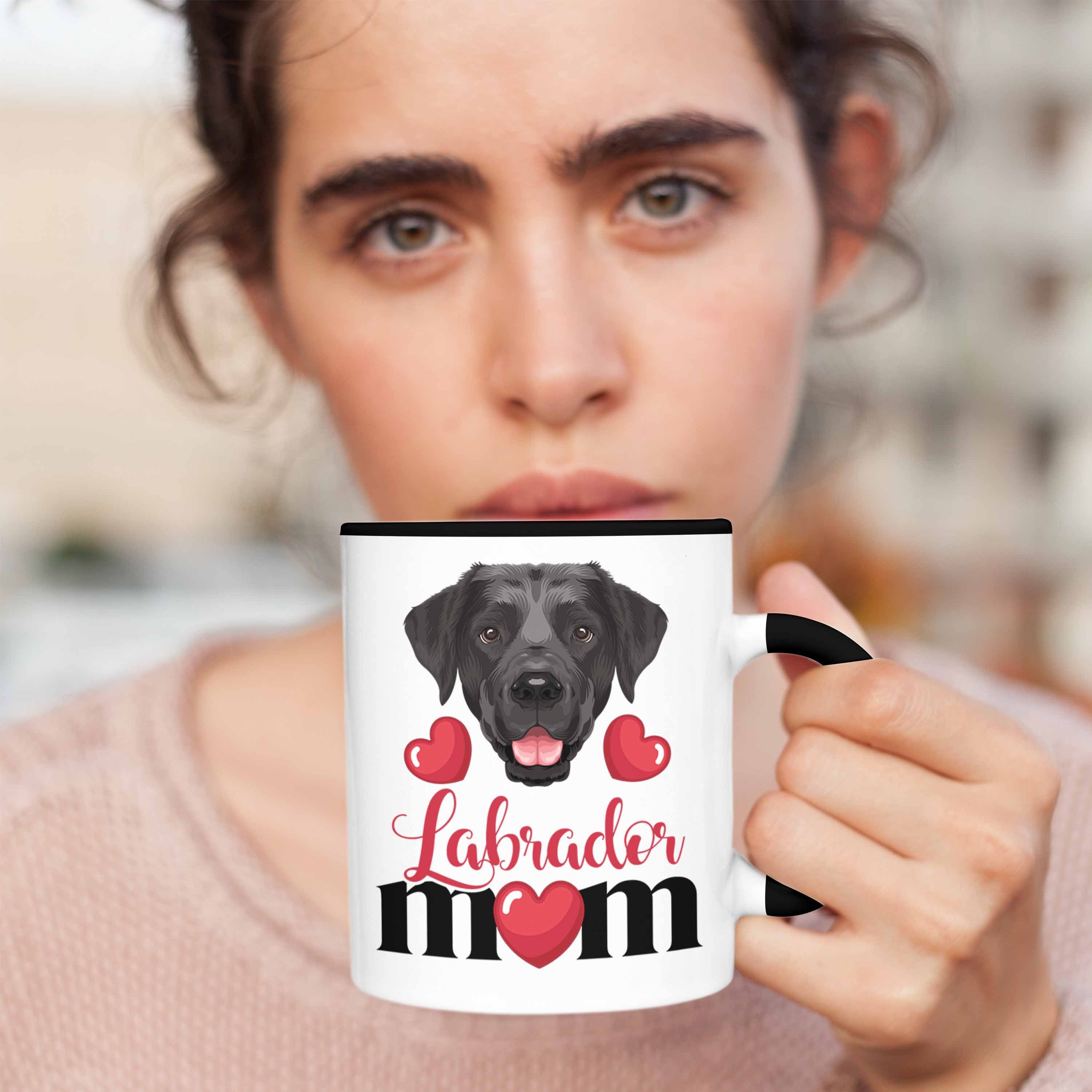 Tasse Geschenkidee Mama Lustiger Labrador Besitzer Schwarz Geschenk Spruch Trendation Mom Tasse