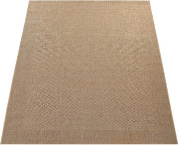 Teppich Waregem 621, Paco Home, rechteckig, Höhe: 4 mm, Flachgewebe, meliert, mit Bordüre, Outdoor geeignet, Wohnzimmer