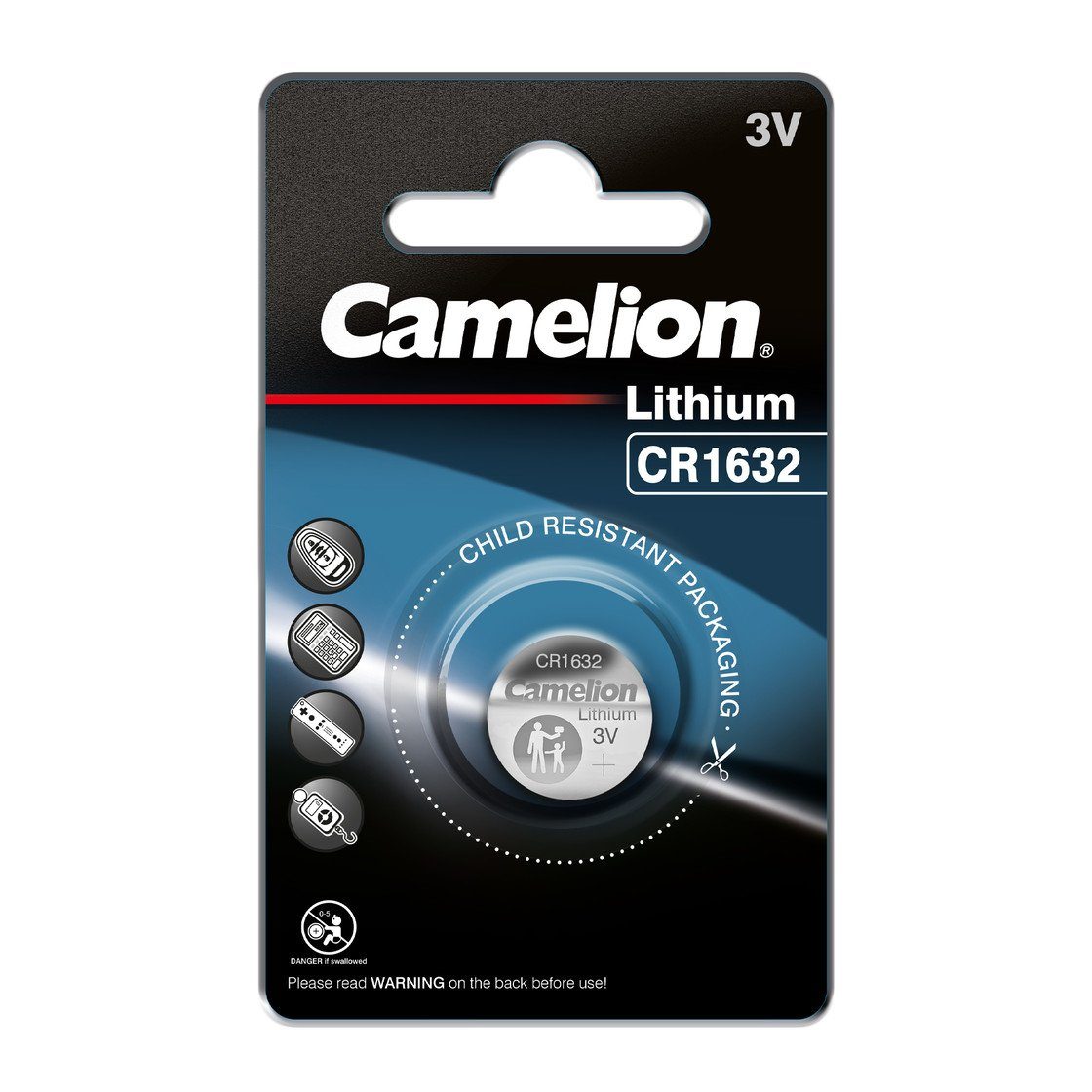 Camelion Knopfzelle Knopfbatterie CR1616, CR2450 CR1216, Lithium, CR2016, Knopfzelle, CR1632, CR1220, CR1225, CR2430 CR2032 CR2025 Batterie