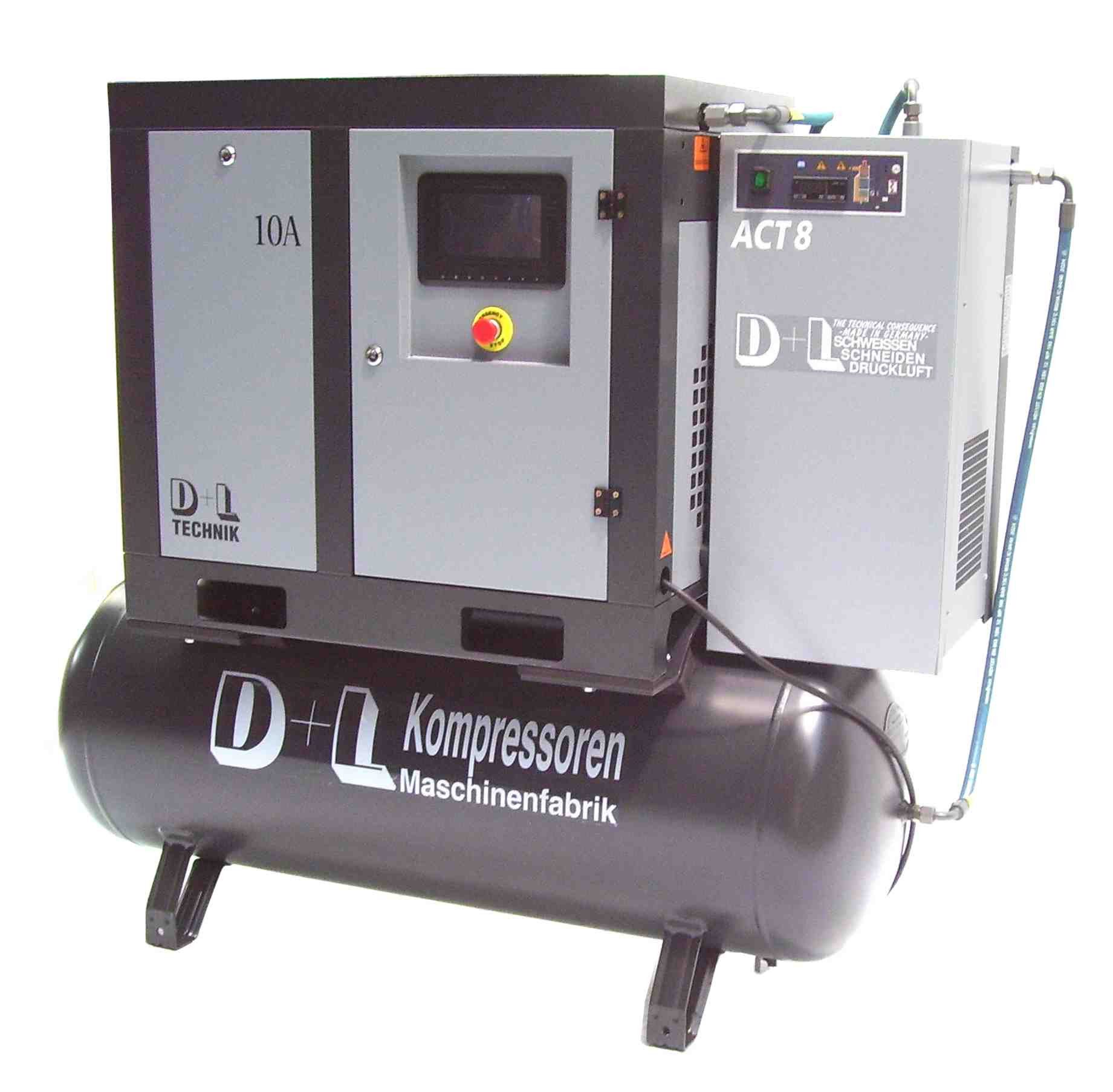 Apex Kompressor Schraubenkompressor 950/10/500 7,5kW 950L 10bar mit Trockner, 1-tlg.