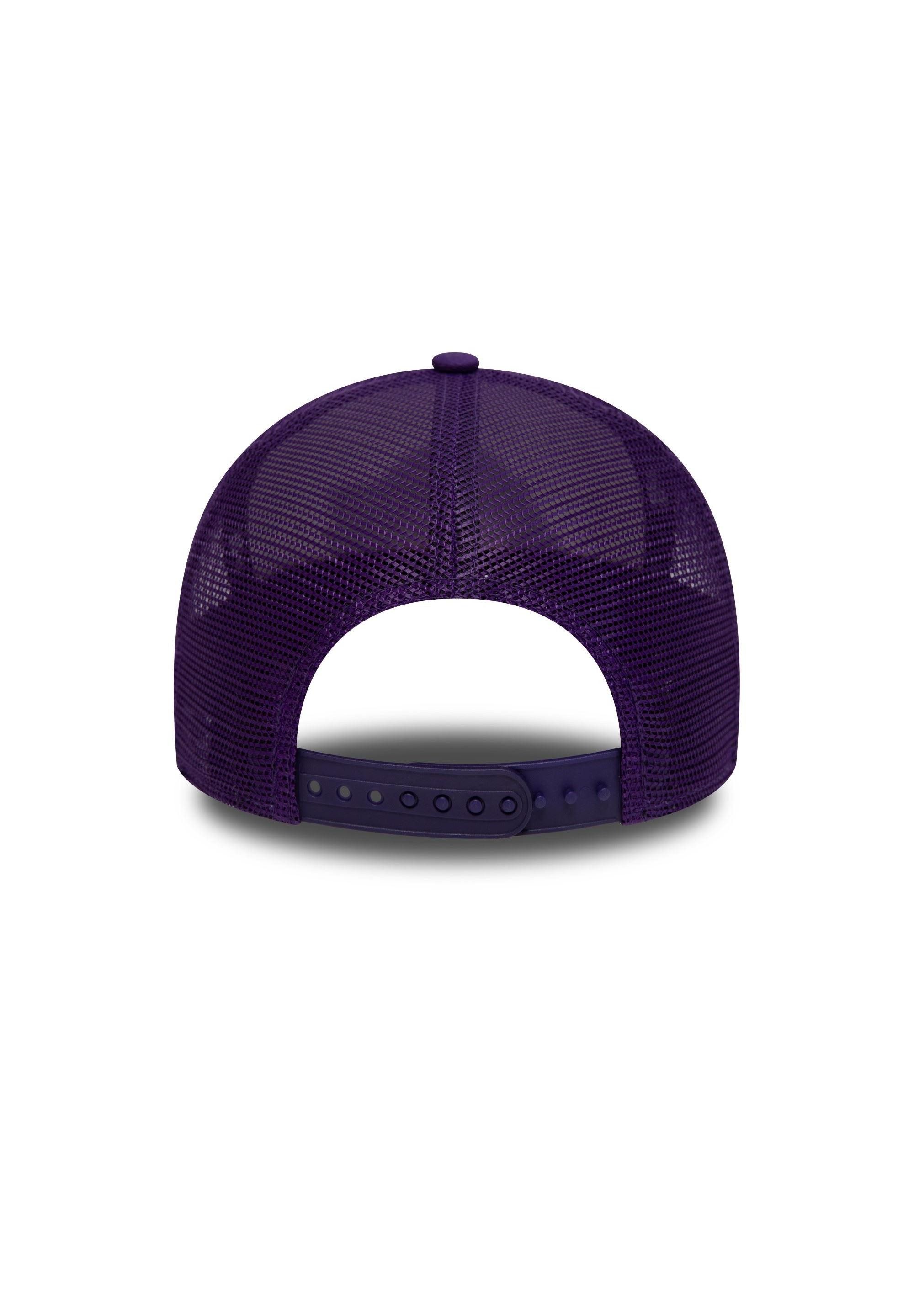 New Era Baseball Cap Los Angeles Lakers NBA Team Colour White Purple A-Frame Adjustable Tru (1-St)