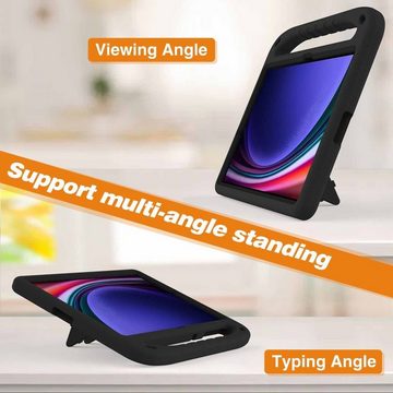 Wigento Tablet-Hülle Für Samsung Galaxy Tab S9 S8 S7 Plus u. S7 FE Schock Schutz Tasche