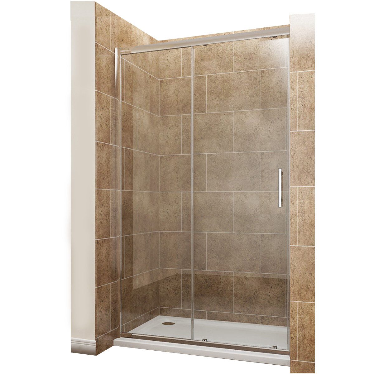 SONNI Eckdusche Duschkabinen,Eckdusche,Einzelschiebetür,100-170 x 185cm, Bx günstig online kaufen