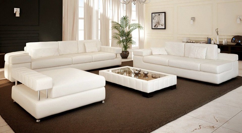 Made Sofa JVmoebel Sofagarnitur 3+2+1 Ecksofa Design Couch Neu, Europe in Wohnlandschaft Sofa