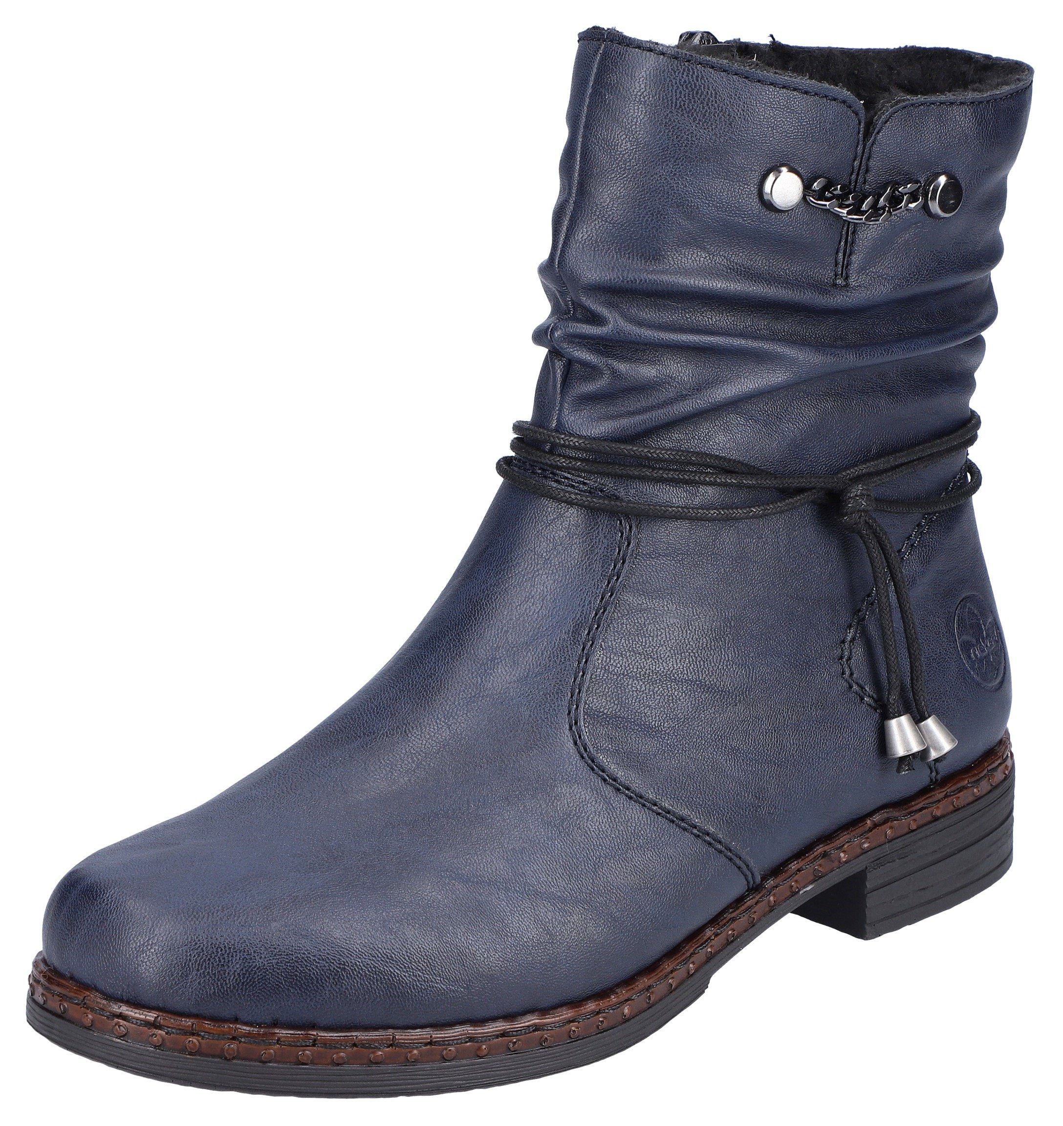 Rieker Winterstiefelette mit gerafftem Schaft