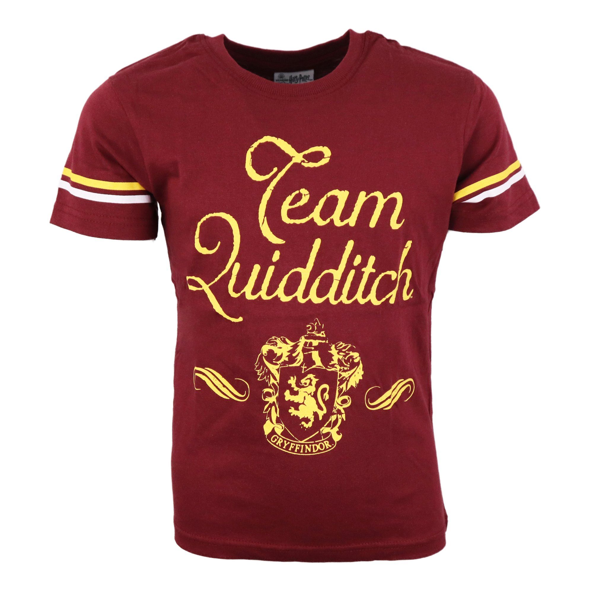 Harry Potter Print-Shirt Harry Potter Team Quidditch Kinder Jugend T-Shirt Gr. 134 bis 164 Baumwolle