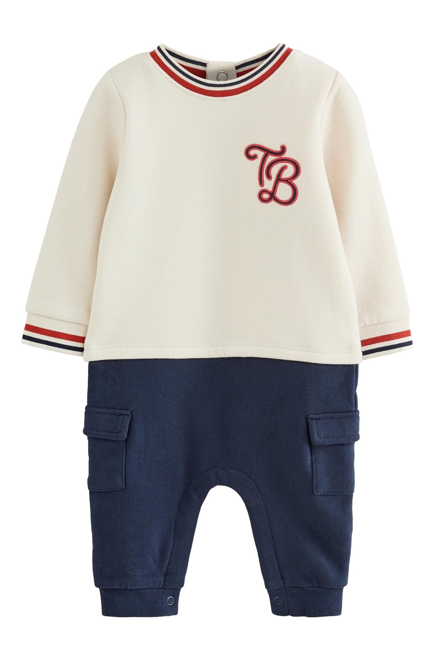 Baker by Ted Baker Strampler Baker By Ted Baker Strampler im Varsity-Stil (1-tlg)