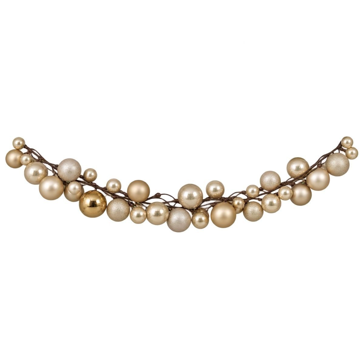 Mica Decorations Girlanden Mica Decorations Weihnachtsgirlande Creme 180cm