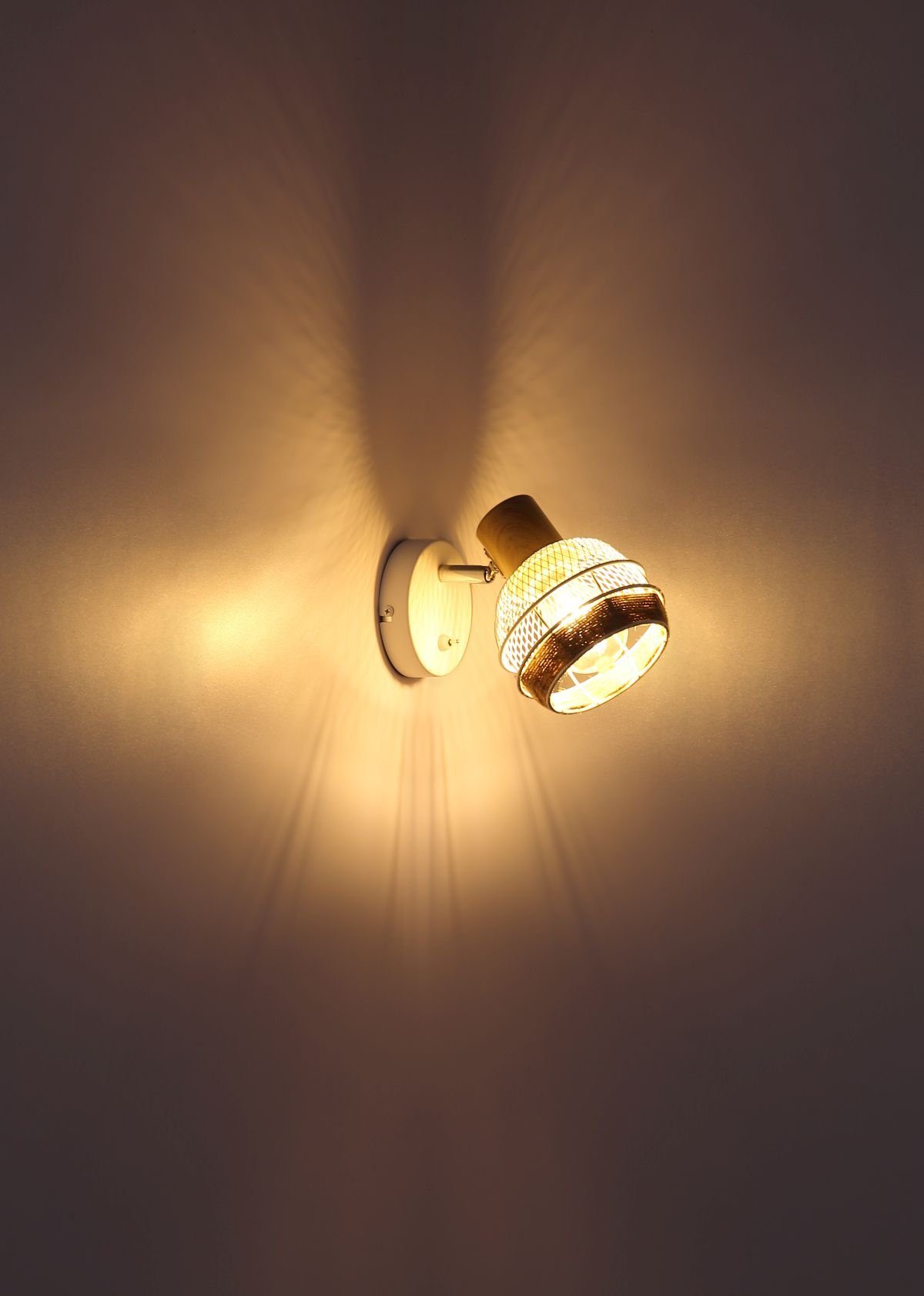 Wandlampe Schalter Globo Wohnzimmer GLOBO Wandleuchte Innen mit Wandleuchte