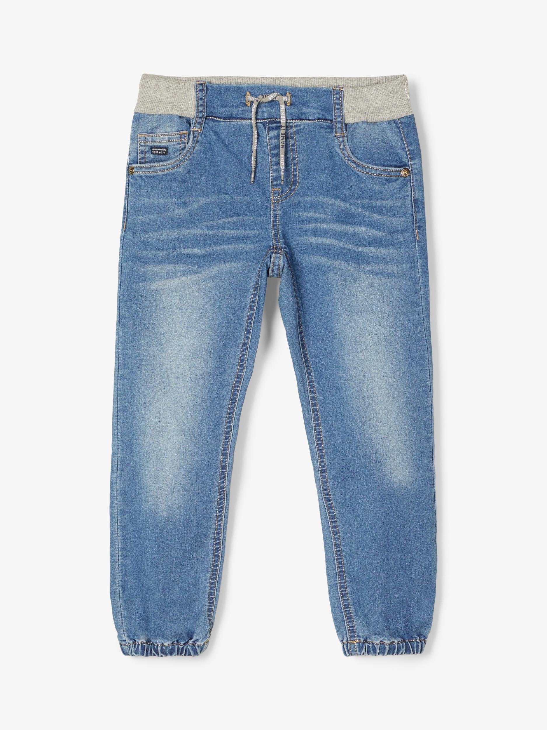 It Name Jungen Kordelzug It Name 5-Pocket-Jeans Jeanshose mit Baggy