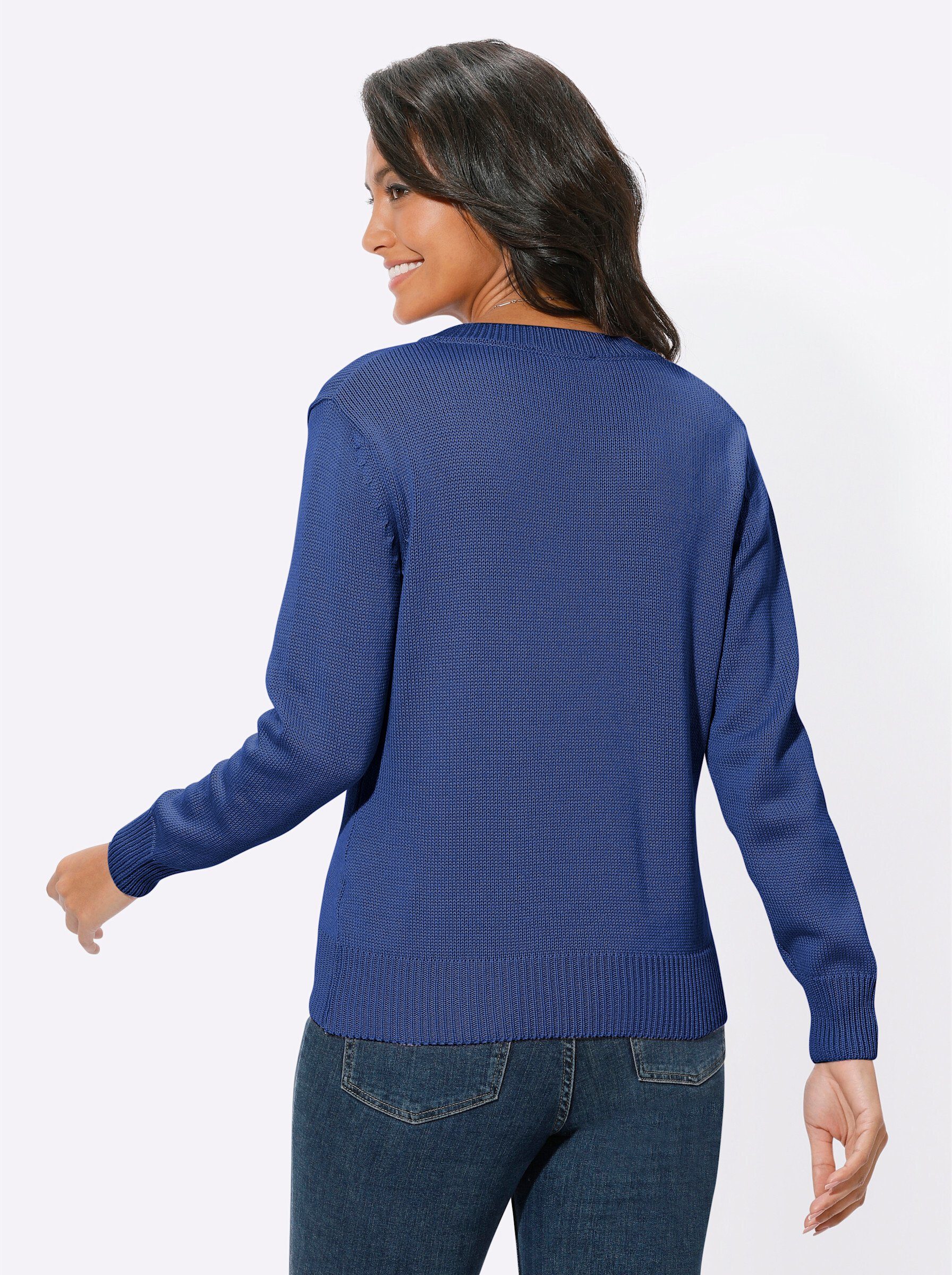 Witt Strickpullover Pullover Langarm Materialmix