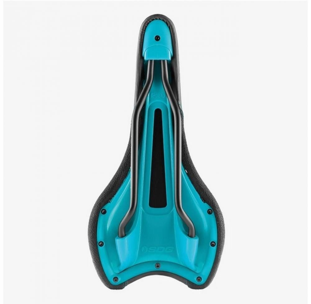 SDG Components Fahrradsattel SDG Radar MTN Sattel Lux-Alloy 7x7mm schwarz-türkis
