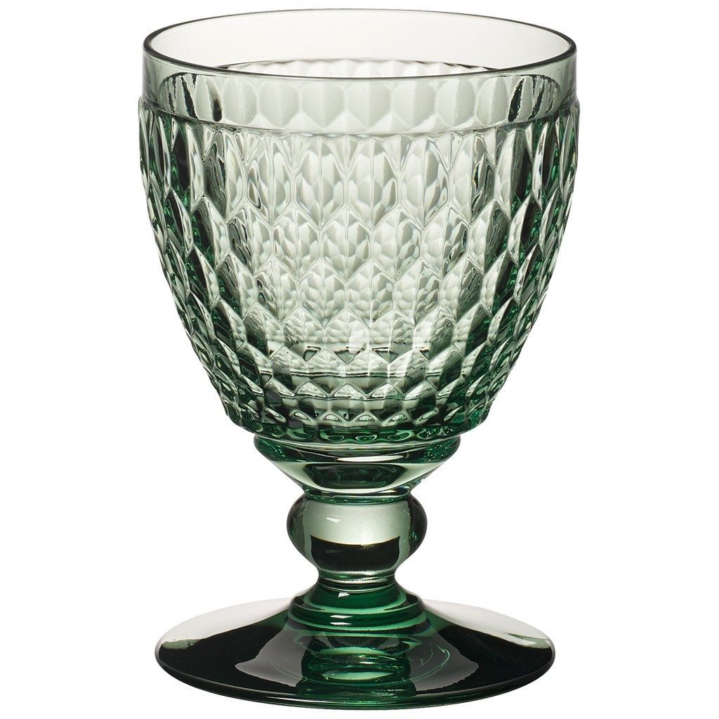 Villeroy & Boch Glas Boston Coloured, Kristallglas, Spülmaschinengeeignet, Grün, Boston, H: 14.3cm