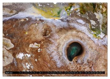 CALVENDO Wandkalender Island Topviews - Ansichten von oben (Premium, hochwertiger DIN A2 Wandkalender 2023, Kunstdruck in Hochglanz)