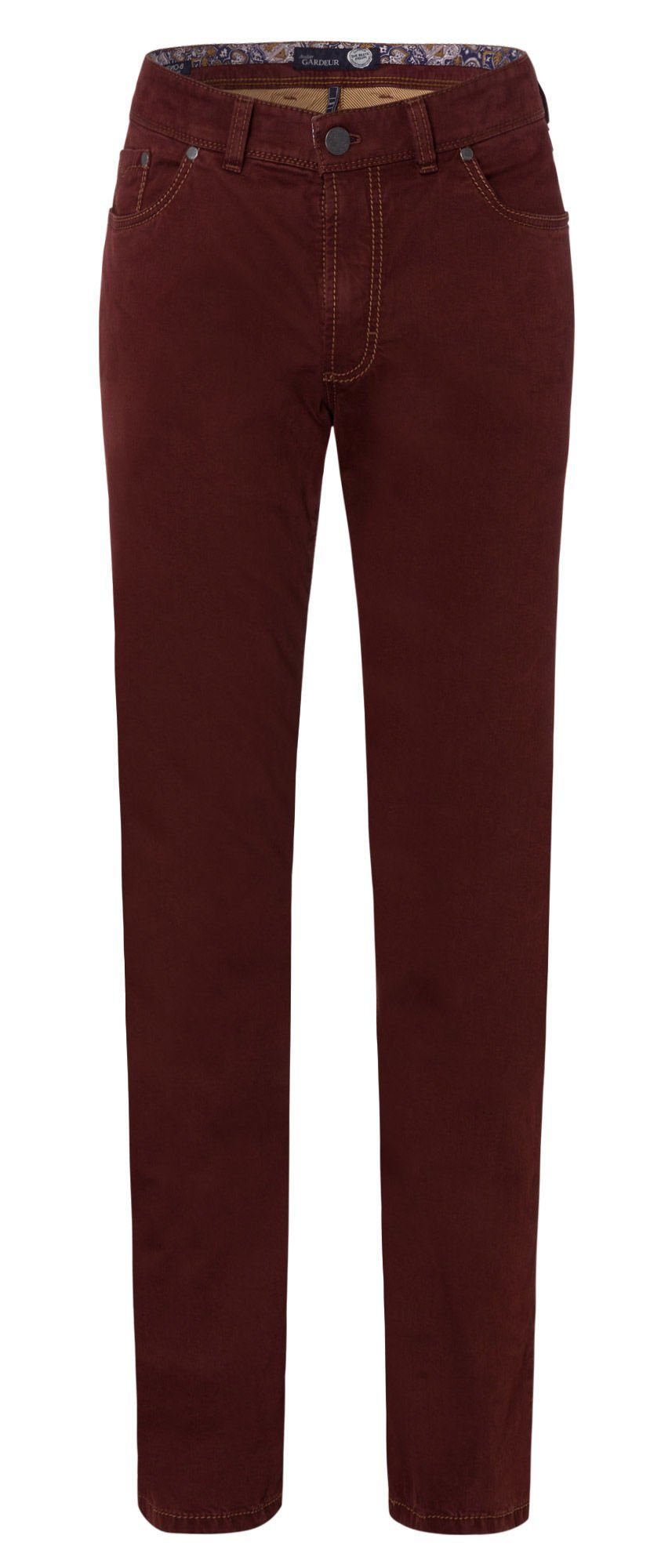 Atelier GARDEUR 5-Pocket-Jeans ATELIER GARDEUR NEVIO flannel red  8-0-410861-39