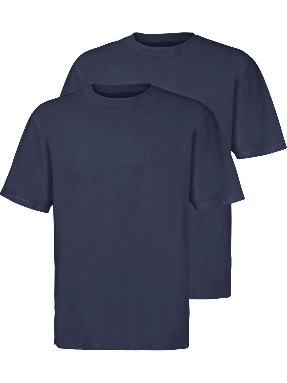 ERKE dunkelblau (2er-Pack) Jan reine T-Shirt Baumwolle Vanderstorm