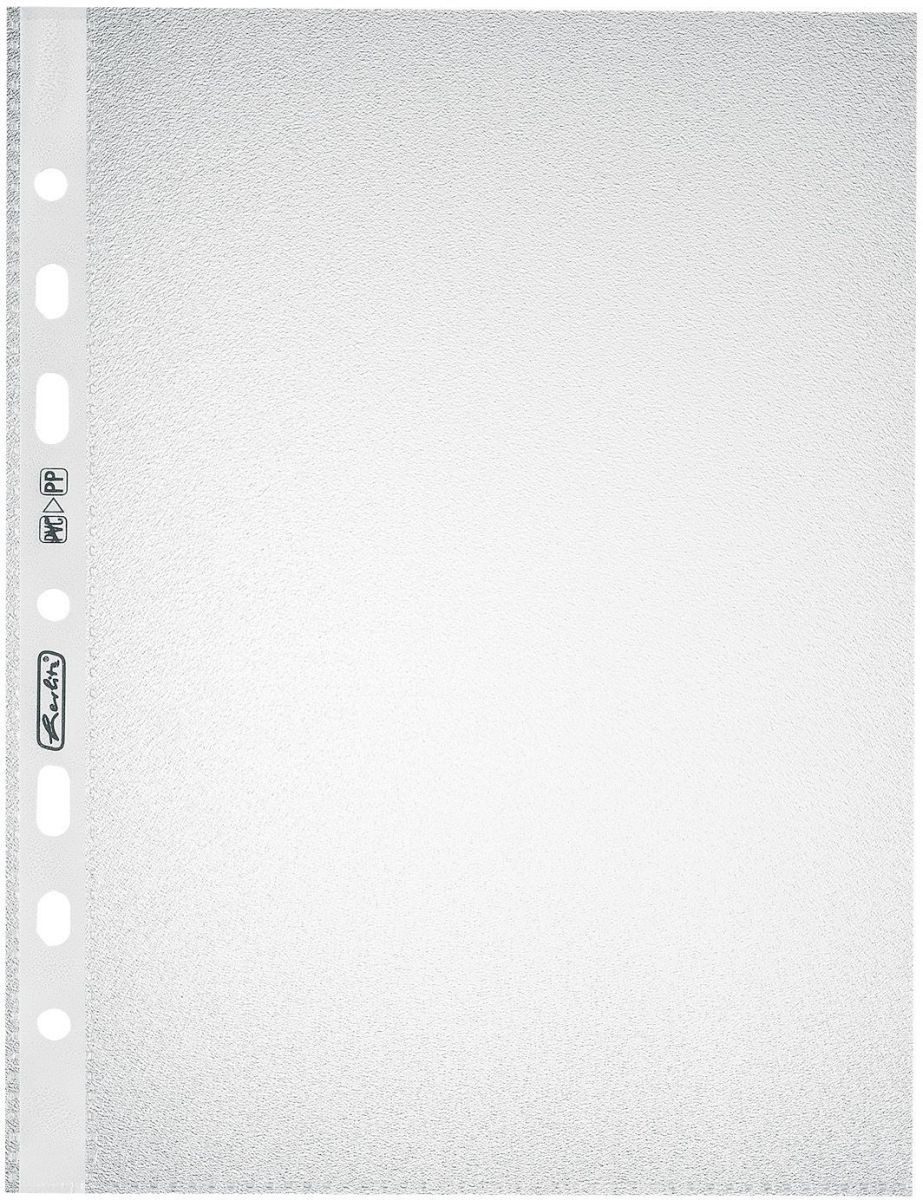 Herlitz Prospekthülle Prospekthüllen A5 genarbt VE=100 Stück