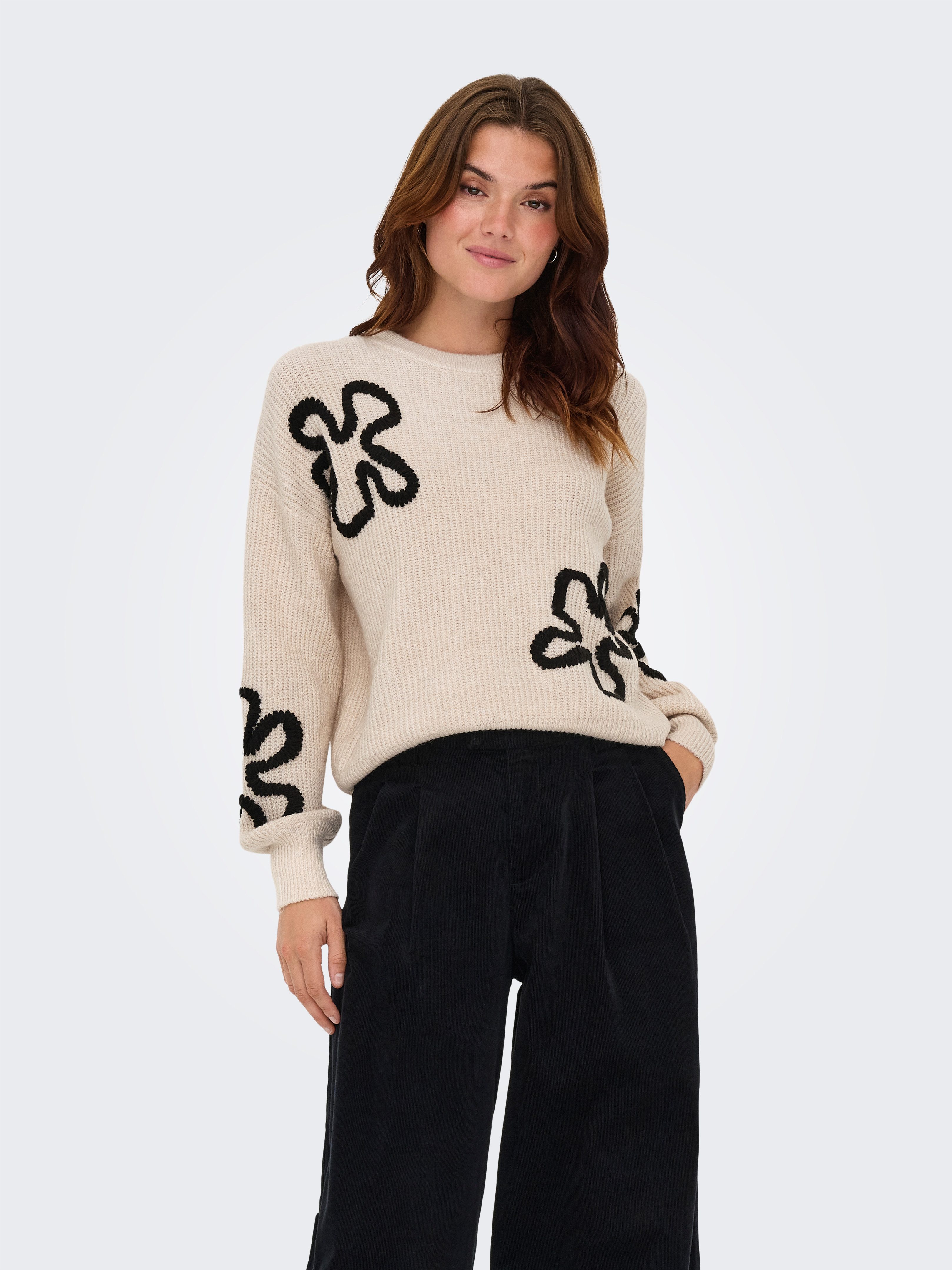 ONLY Strickpullover ONLDAISY LS STITCH O-NECK KNT günstig online kaufen