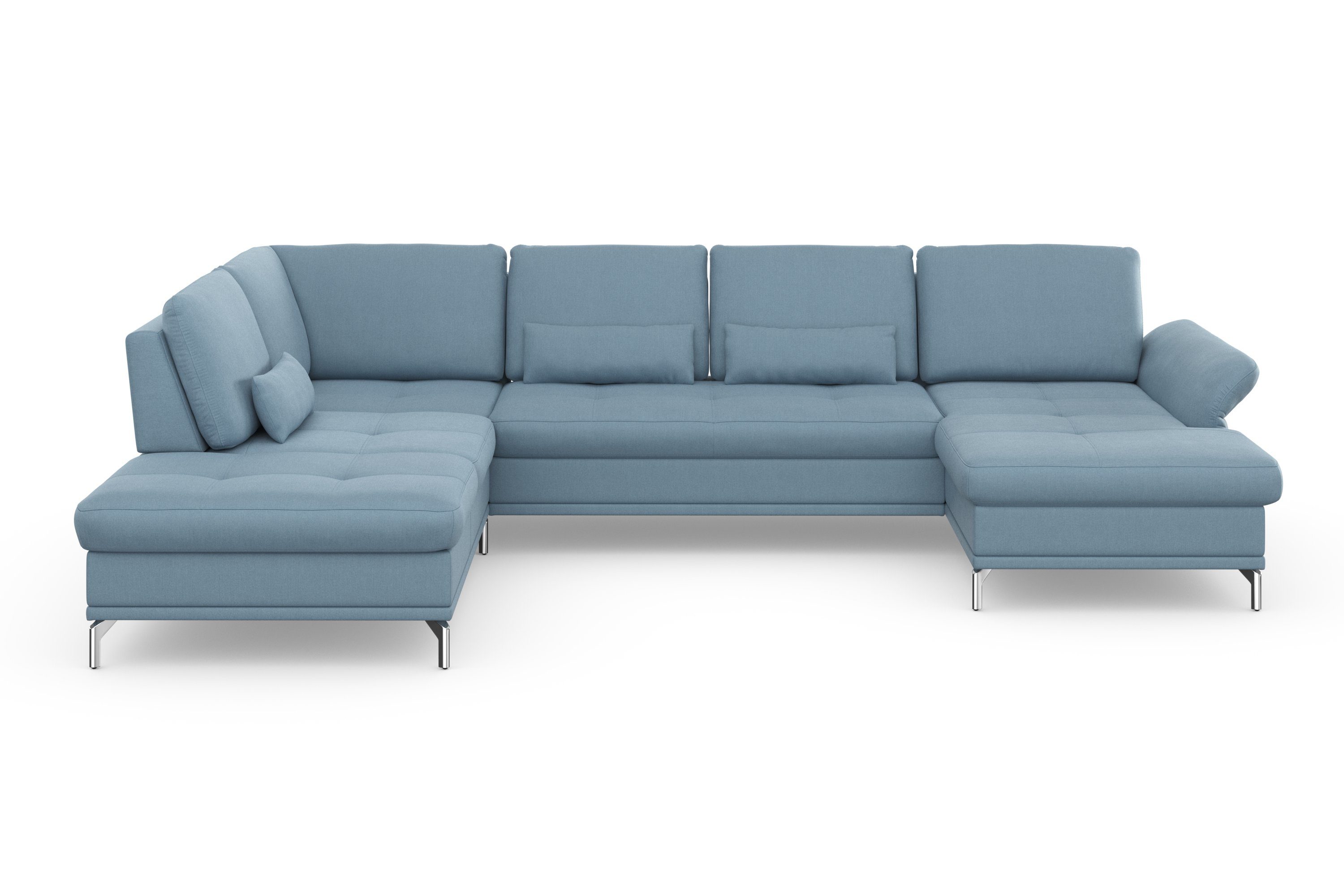 INOSIGN Wohnlandschaft "Palm Beach U-Form" Federkern, mit Sitztiefenverstel günstig online kaufen