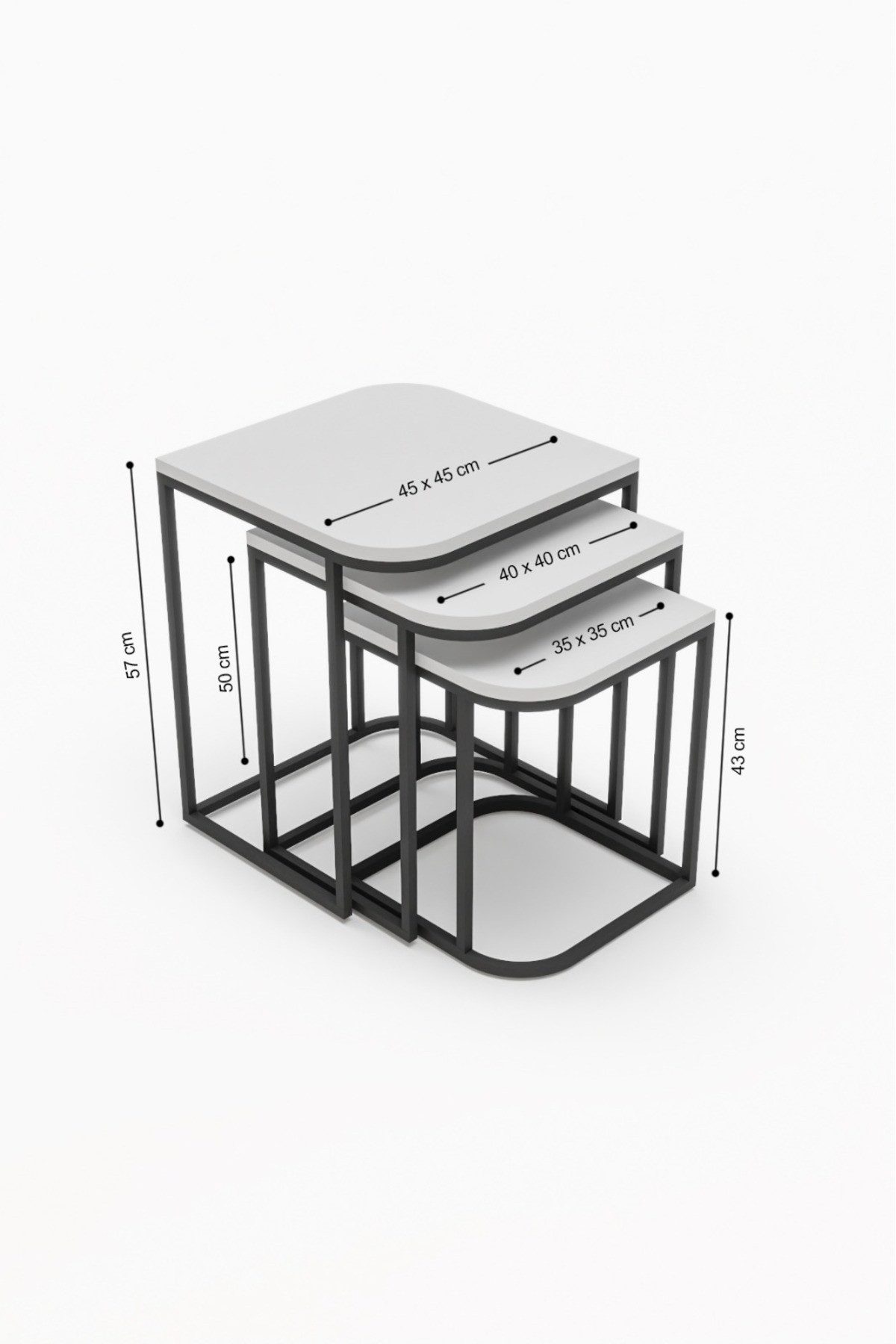 en.casa Couchtisch (Set aus Couchtisch und Satztischen), Couchtisch und Sat günstig online kaufen