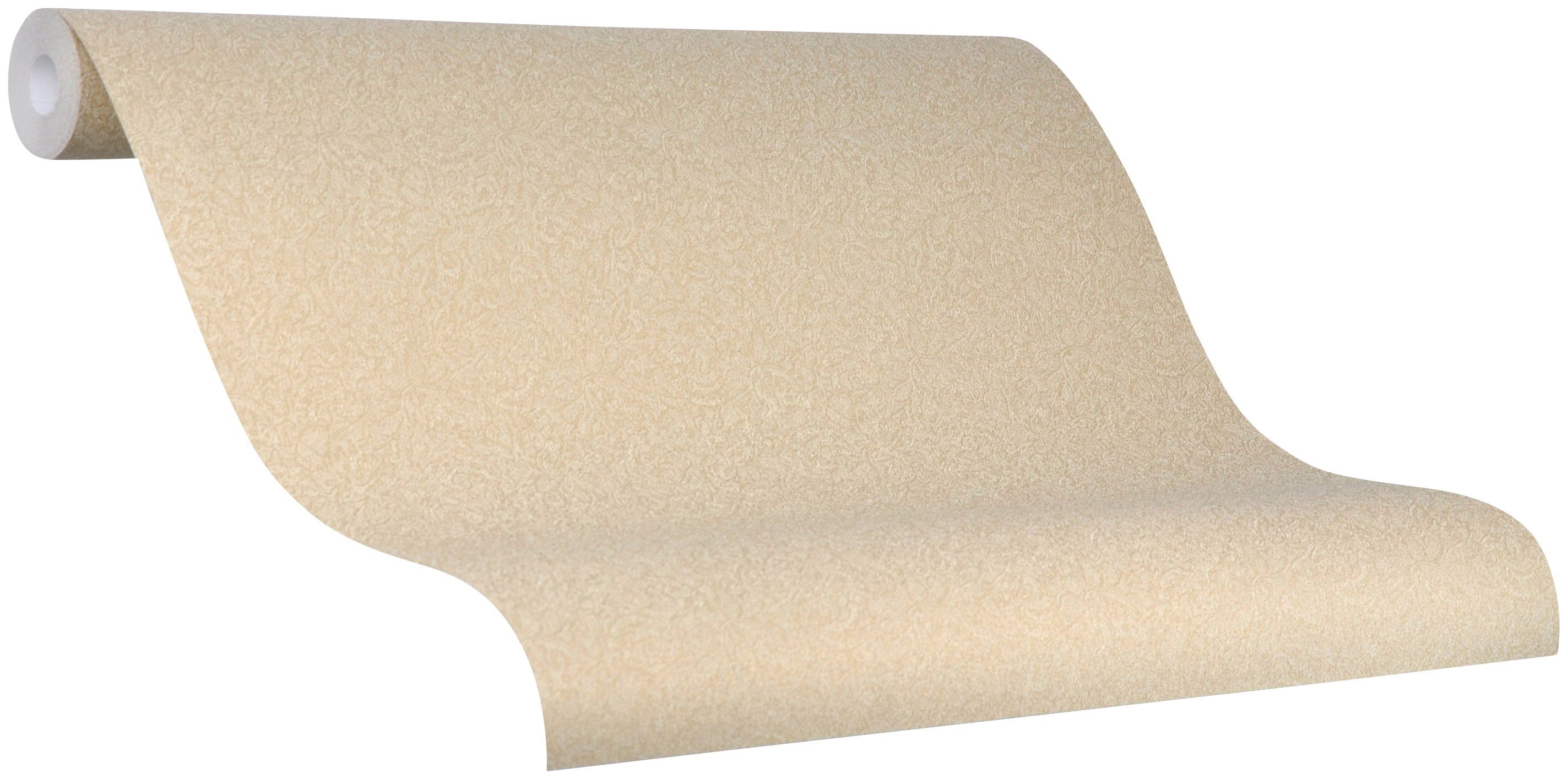 Glööckler Vliestapete, Strukturmuster, schimmernd, (1 St), moderne Tapete für Wohnzimmer Schlafzimmer Küche