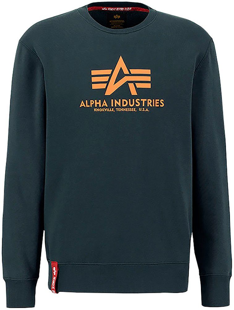 petrol Sweatshirt Sweater Alpha Basic dark Industries