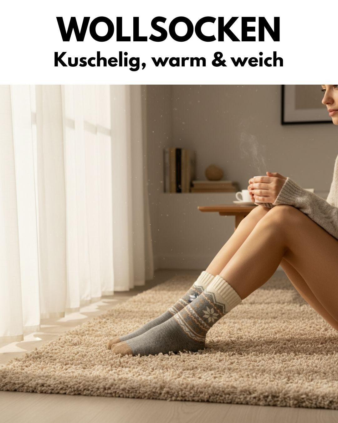 sockenkauf24 Thermosocken Damen Wintersocken warme Wollsocken Vollfrottee mit Komfortbund 5 Paar (Sortierung1., 35-38) warme Haussocken - 37800