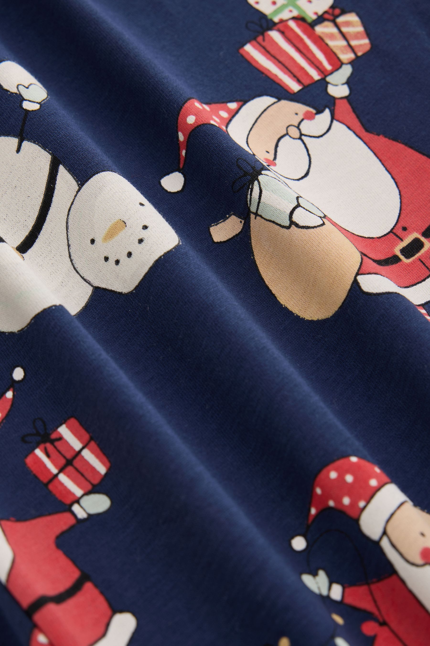 Next Pyjama Schlafanzug mit Santa-Print (Familienkollektion) (2 tlg) – Bild 4 von 5
