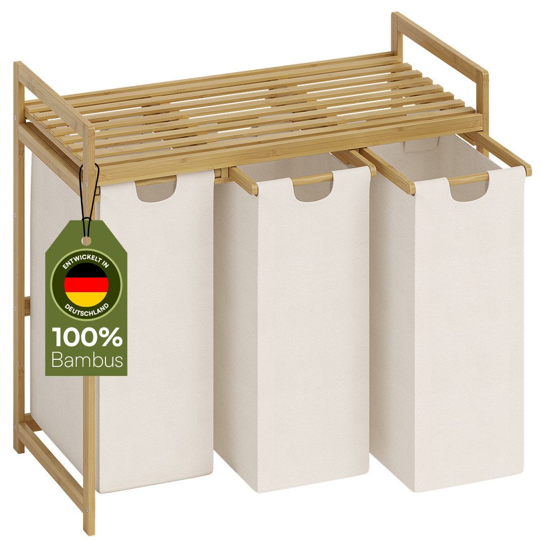 Bellamio Ausziehwäschekorb Newa (inkl. 3 Wäschesäcke), günstig online kaufen