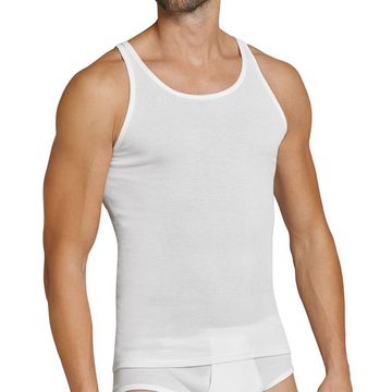 Schiesser Unterhemd (4-St) mit verlängertem Rücken im 4er Pack